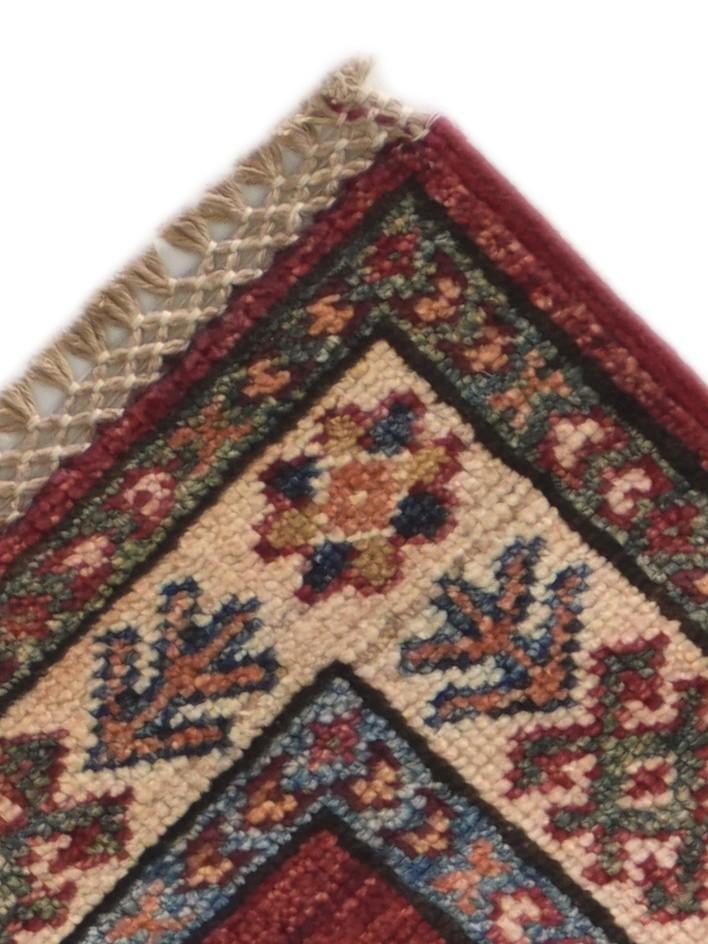 2' x 6' 3 Hand Knotted Kazak Runner Rug