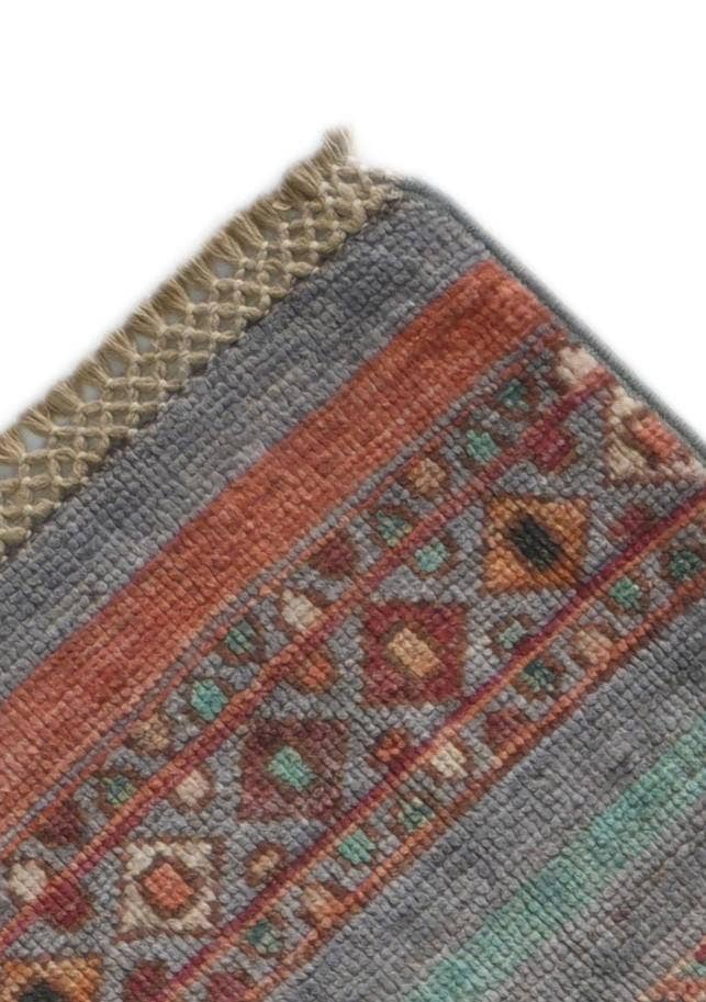 Detail image of 2' 9 x 8' 8 Hand Knotted Kazak Runner Rug