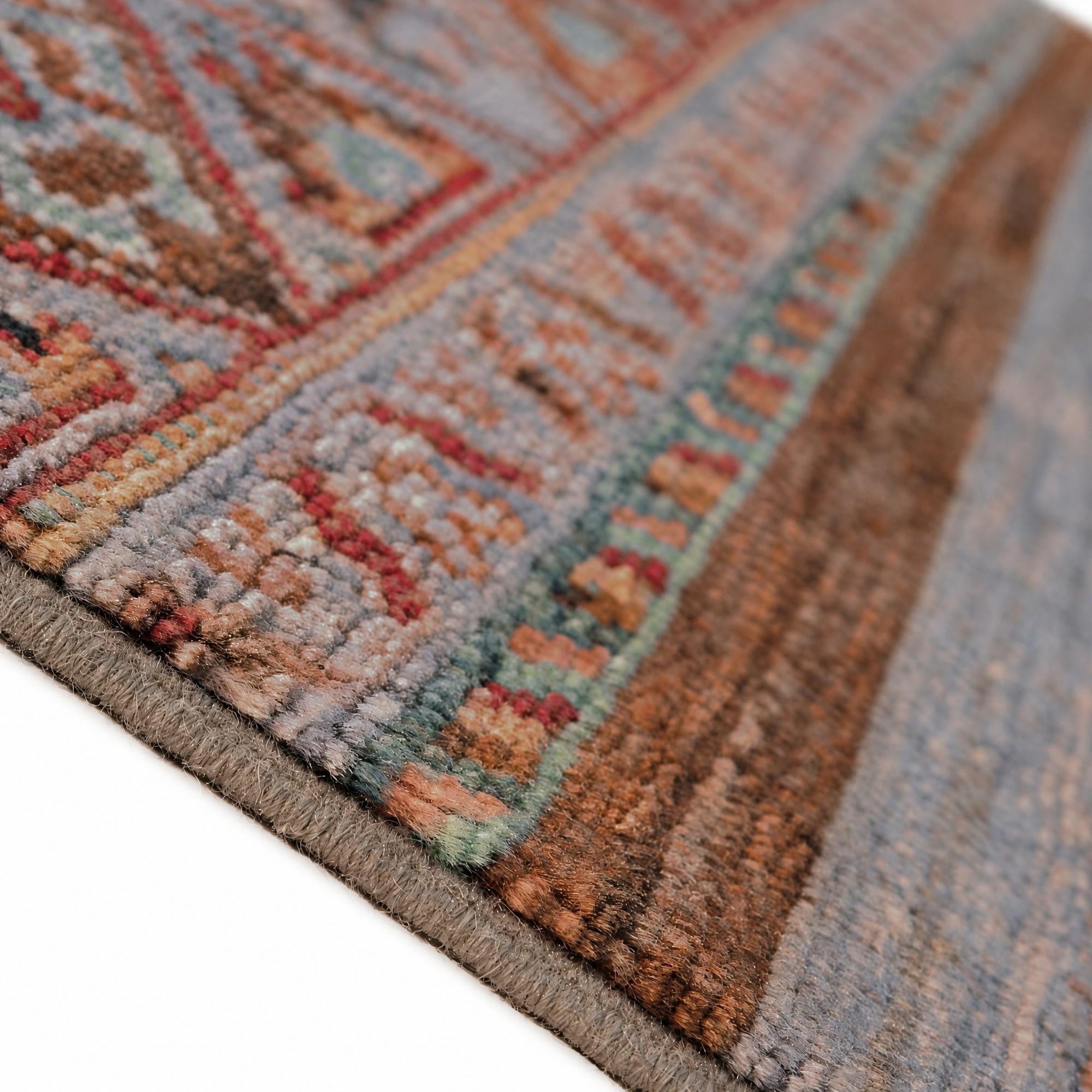 85cm x 265cm anudado a mano Kazak Alfombra Pasillera