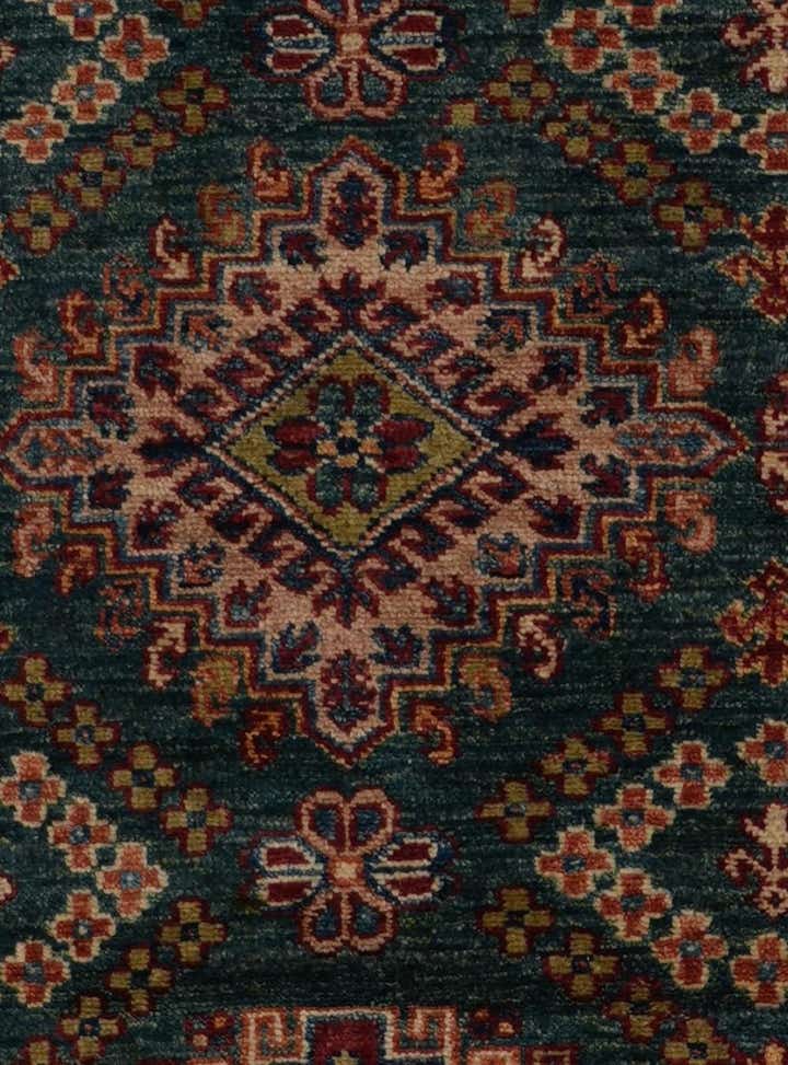 2' 8 x 10' Hand Knotted Kazak Runner Rug