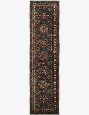 2' 8 x 10' Hand Knotted Kazak Runner Rug