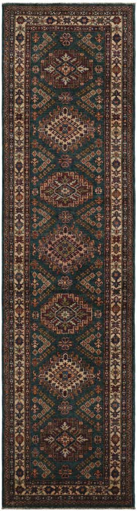 2' 8 x 10' Hand Knotted Kazak Runner Rug