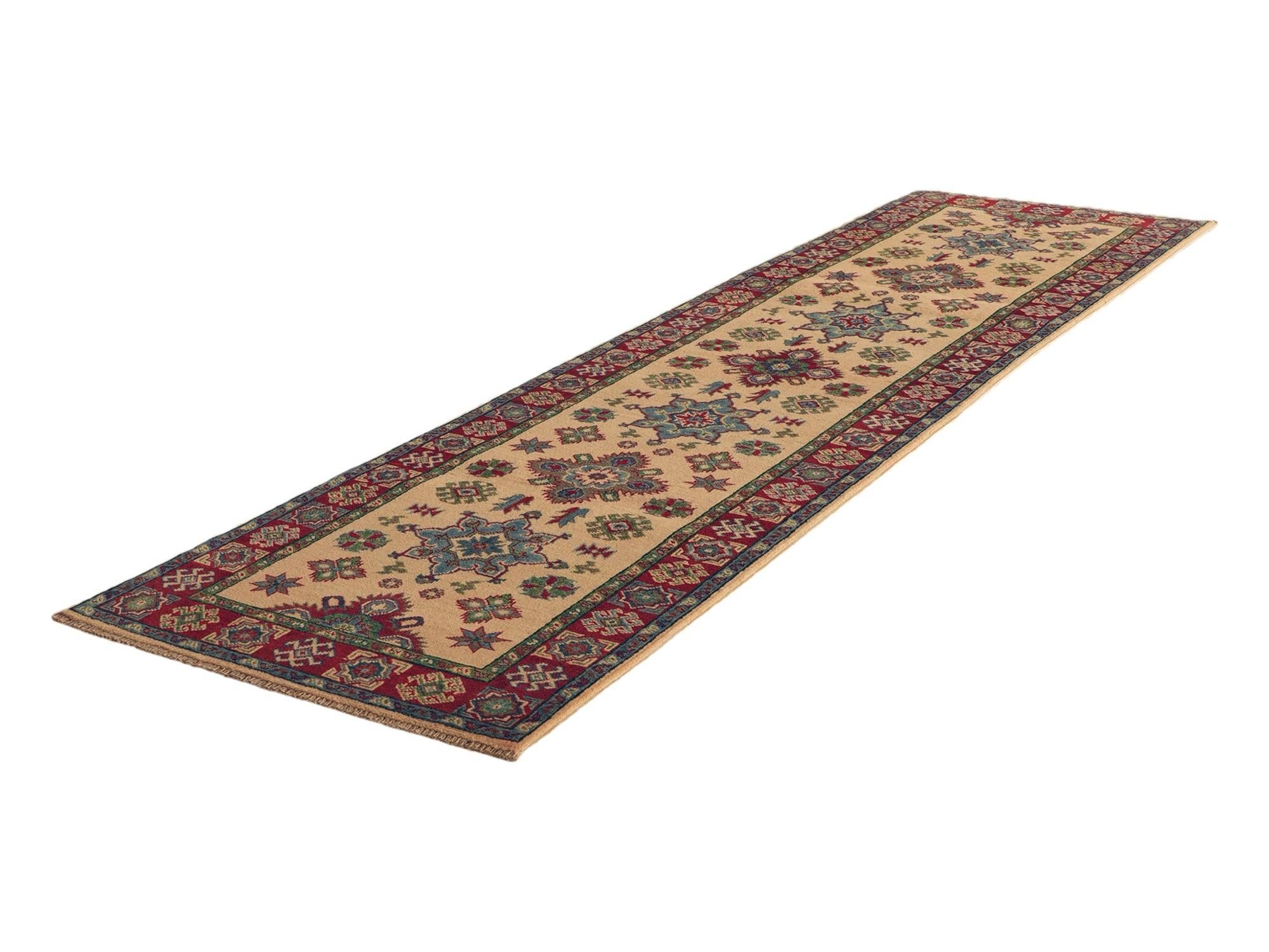 80cm x 300cm anudado a mano Kazak Alfombra Pasillera