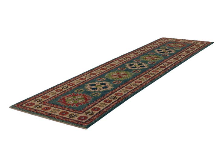 Detail image of 2' 9 x 10' Hand Knotted Kazak Runner Rug