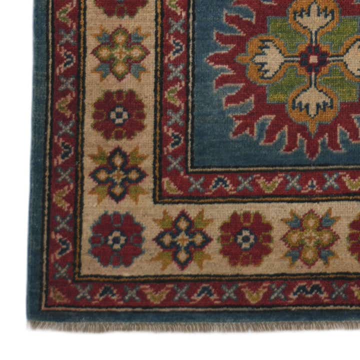 2' 9 x 10' Hand Knotted Kazak Runner Rug