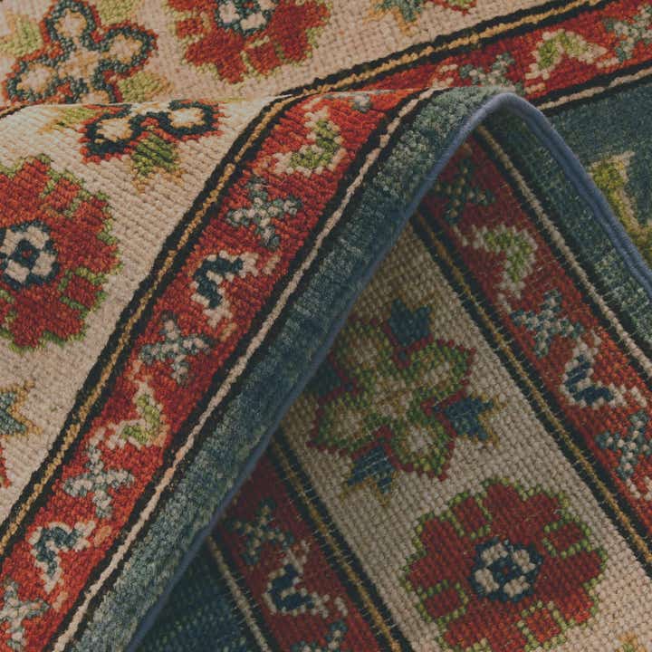 2' 9 x 10' Hand Knotted Kazak Runner Rug