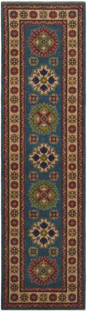2' 9 x 10' Hand Knotted Kazak Runner Rug