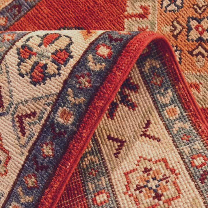 2' 2 x 5' 9 Hand Knotted Kazak Runner Rug