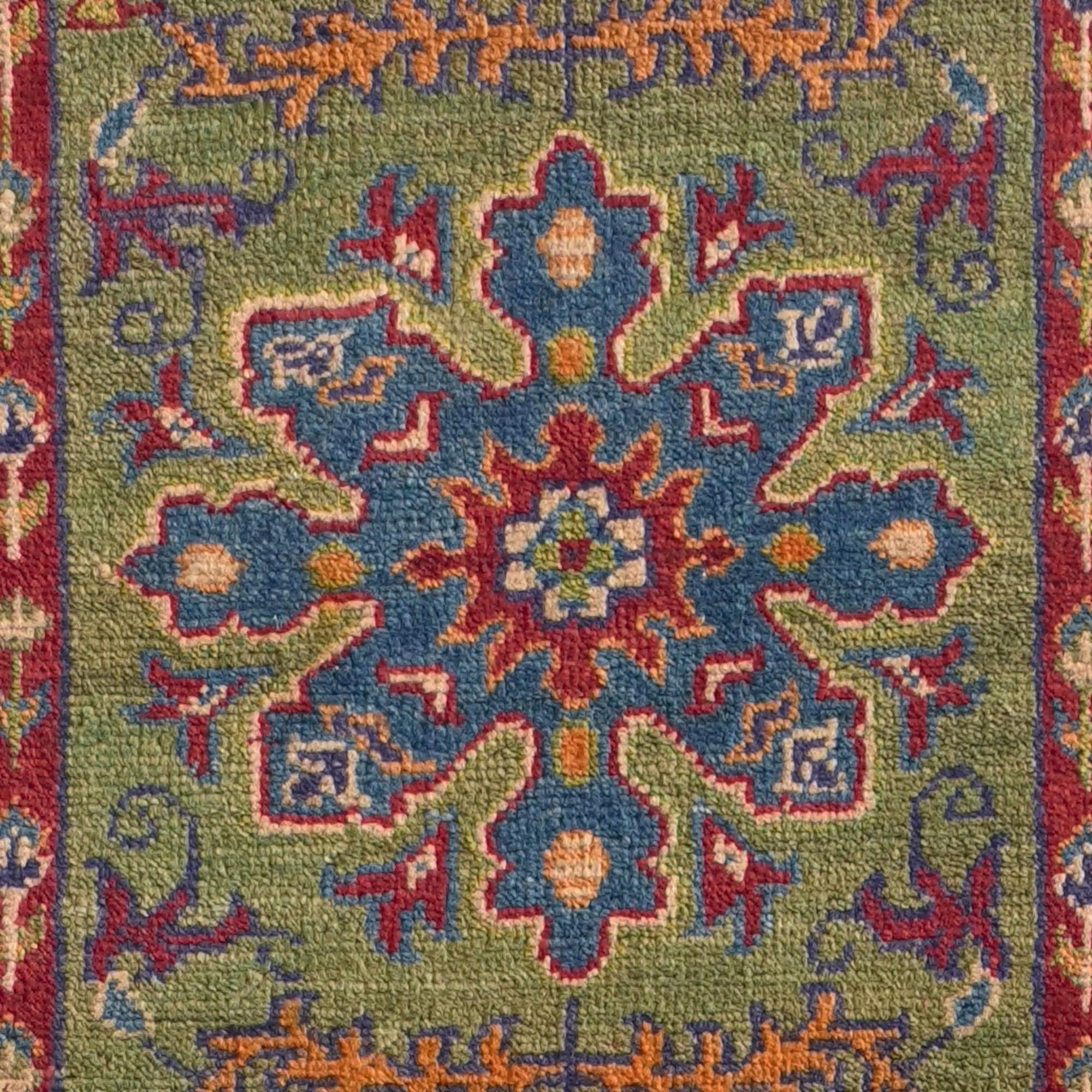 80cm x 300cm anudado a mano Kazak Alfombra Pasillera