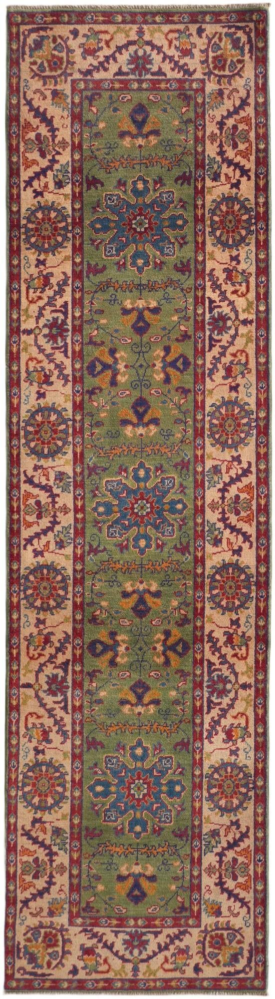 80cm x 300cm anudado a mano Kazak Alfombra Pasillera