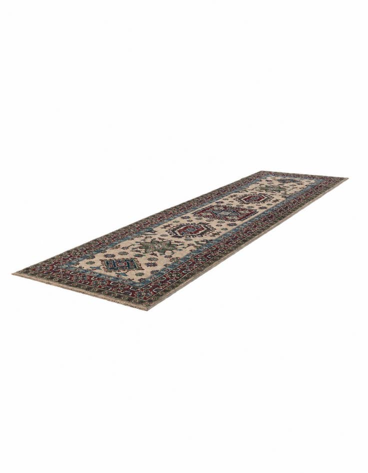 Detail image of 2' 8 x 9' 10 Hand Knotted Kazak Runner Rug