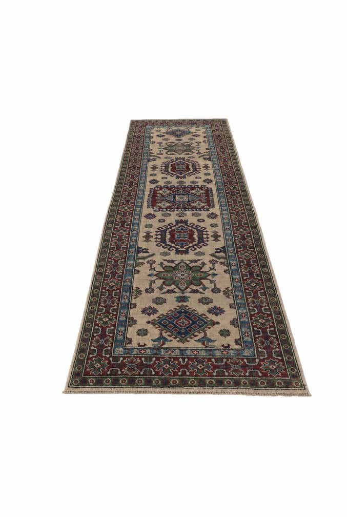 2' 8 x 9' 10 Hand Knotted Kazak Runner Rug
