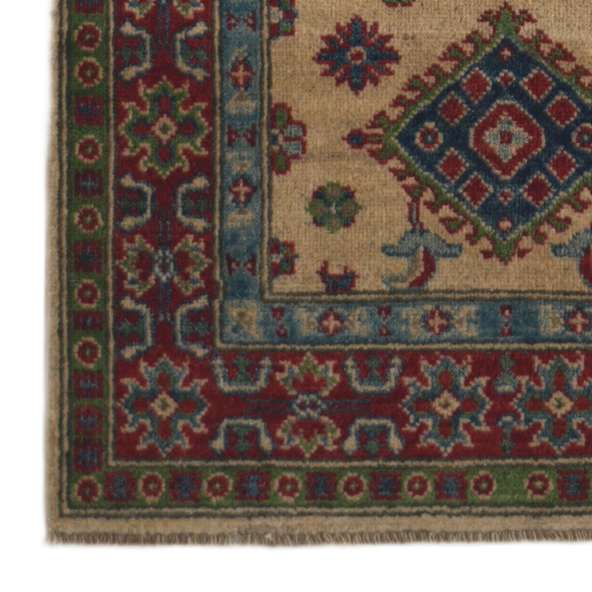 2' 8 x 9' 10 Hand Knotted Kazak Runner Rug