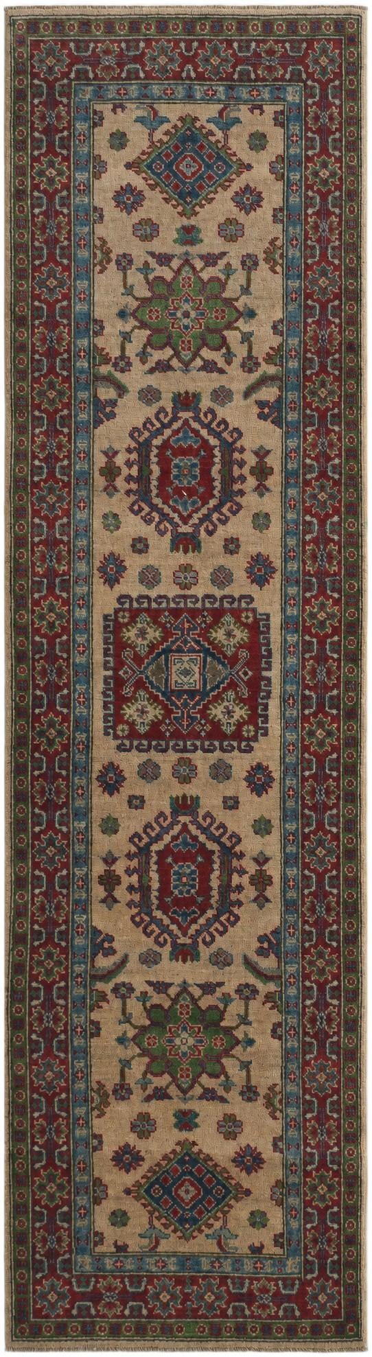 2' 8 x 9' 10 Hand Knotted Kazak Runner Rug