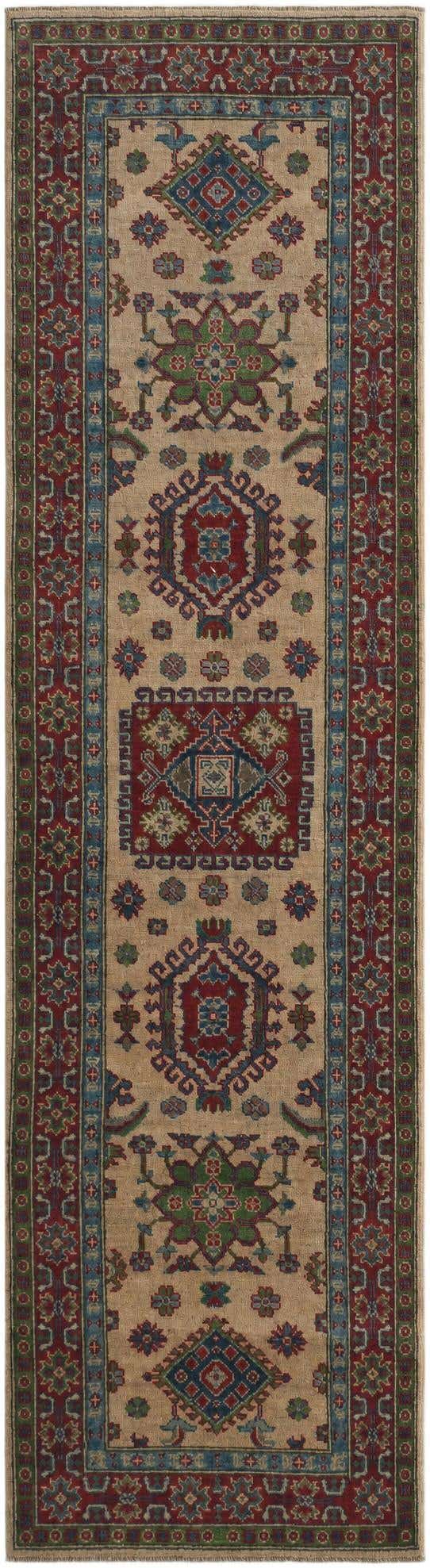 2' 8 x 9' 10 Hand Knotted Kazak Runner Rug