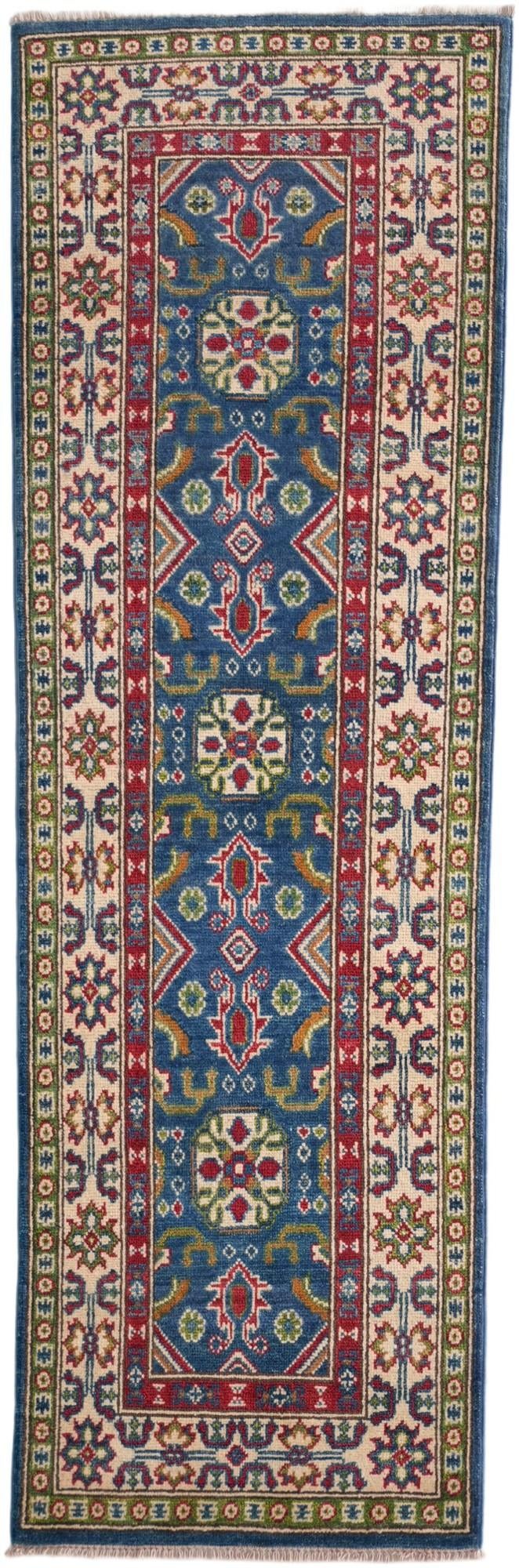 2' x 6' 1 Hand Knotted Kazak Runner Rug