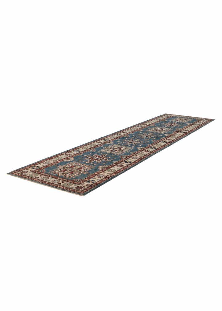 3' 3 x 13' 1 Hand Knotted Kazak Runner Rug
