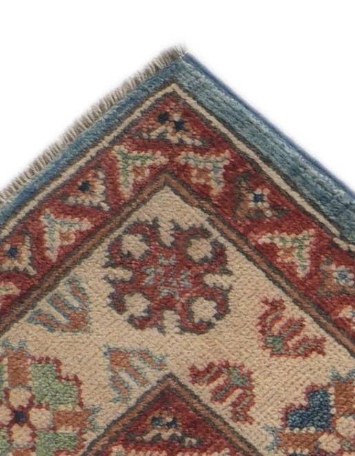 Detail image of 3' 3 x 13' 1 Hand Knotted Kazak Runner Rug
