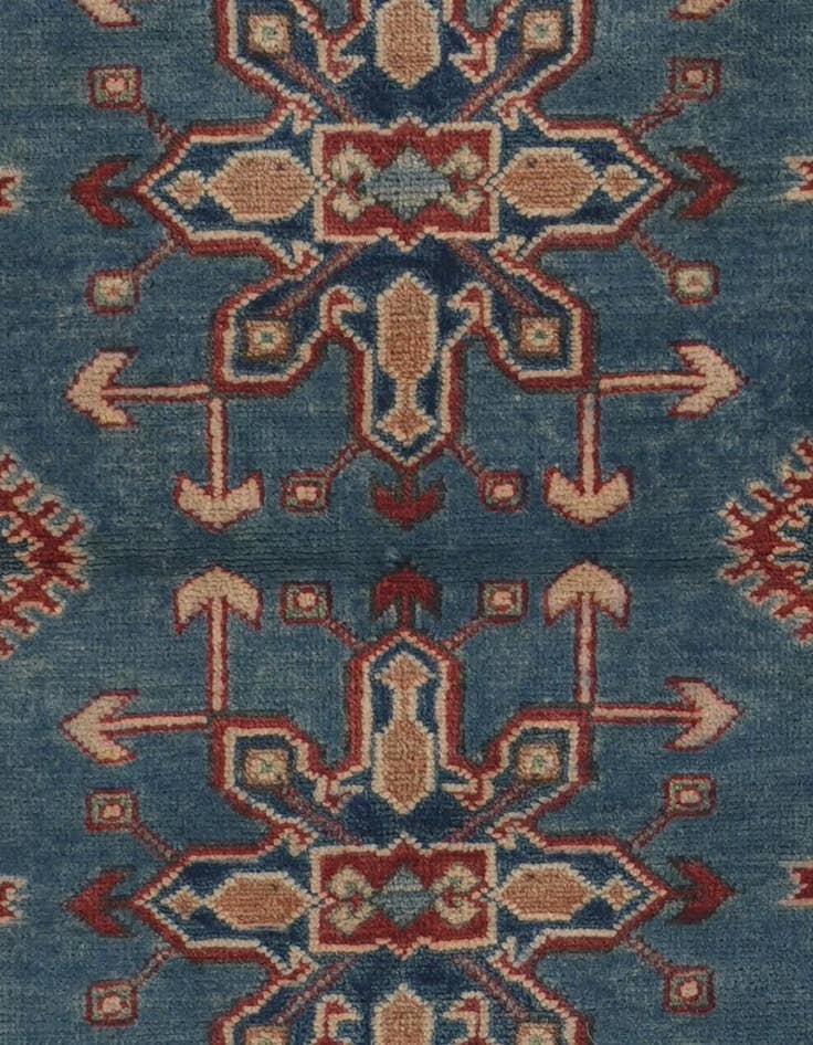 Detail image of 3' 3 x 13' 1 Hand Knotted Kazak Runner Rug
