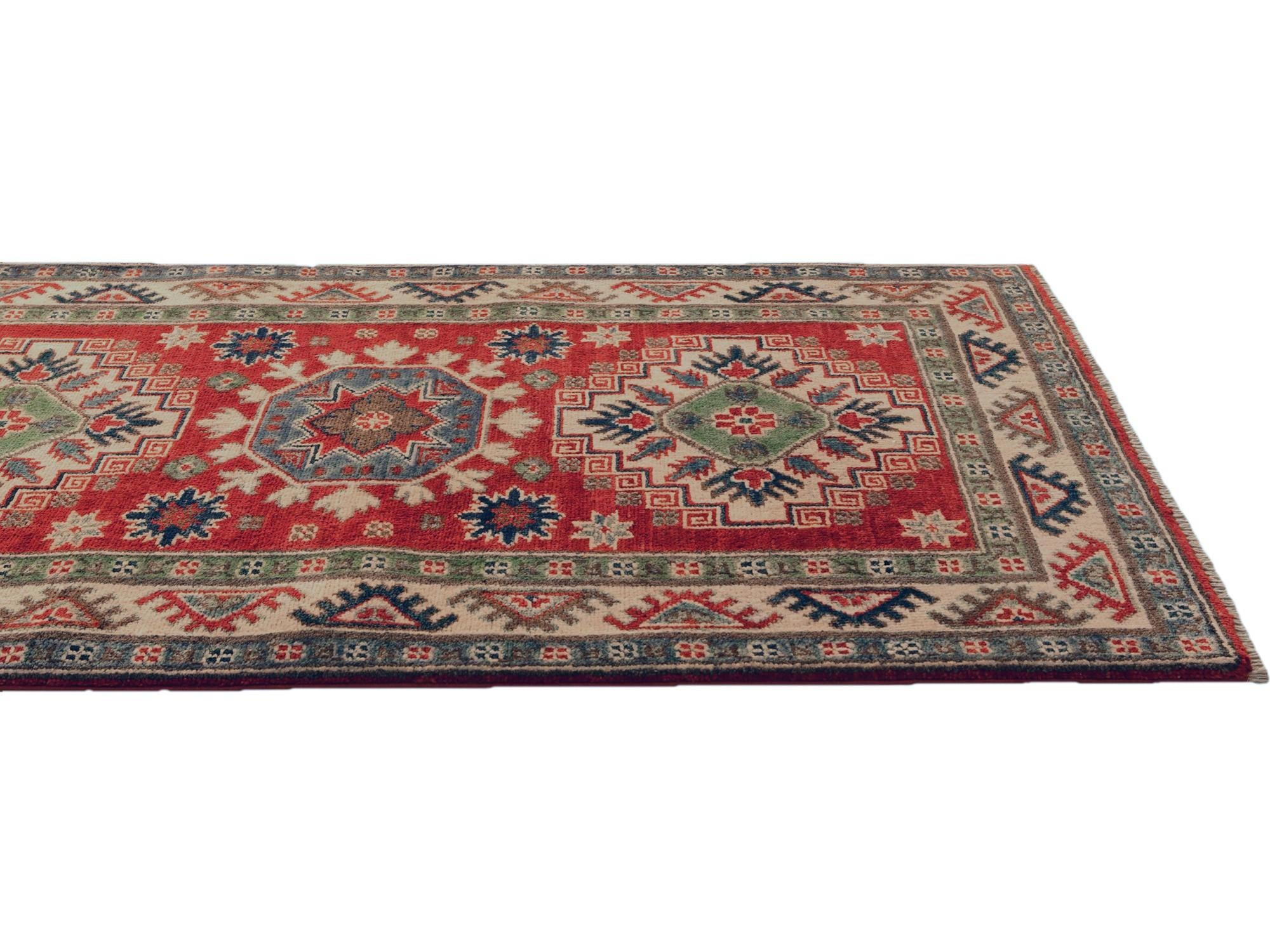 2' 8 x 10' 1 Hand Knotted Kazak Runner Rug