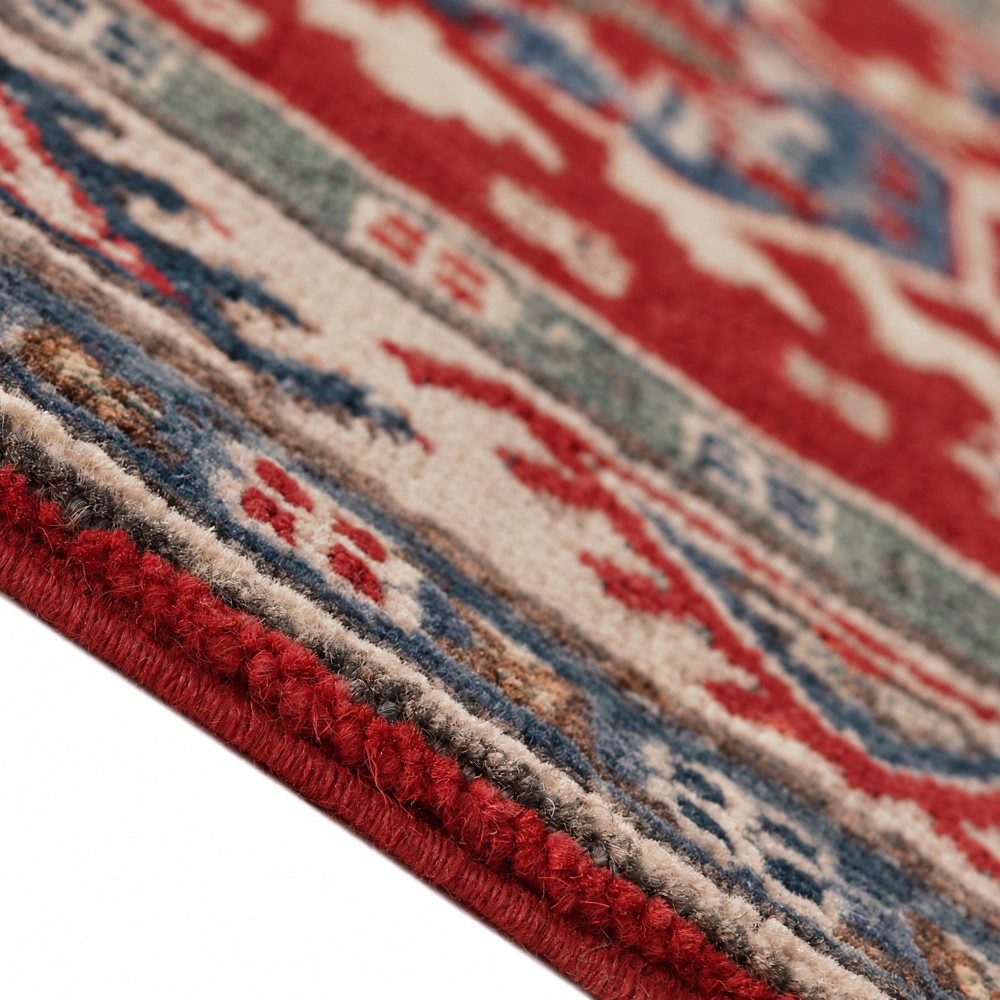 2' 8 x 10' 1 Hand Knotted Kazak Runner Rug