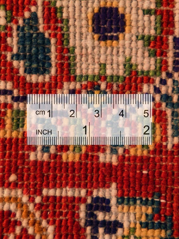 Detail image of 2' 8 x 9' 9 Hand Knotted Kazak Runner Rug