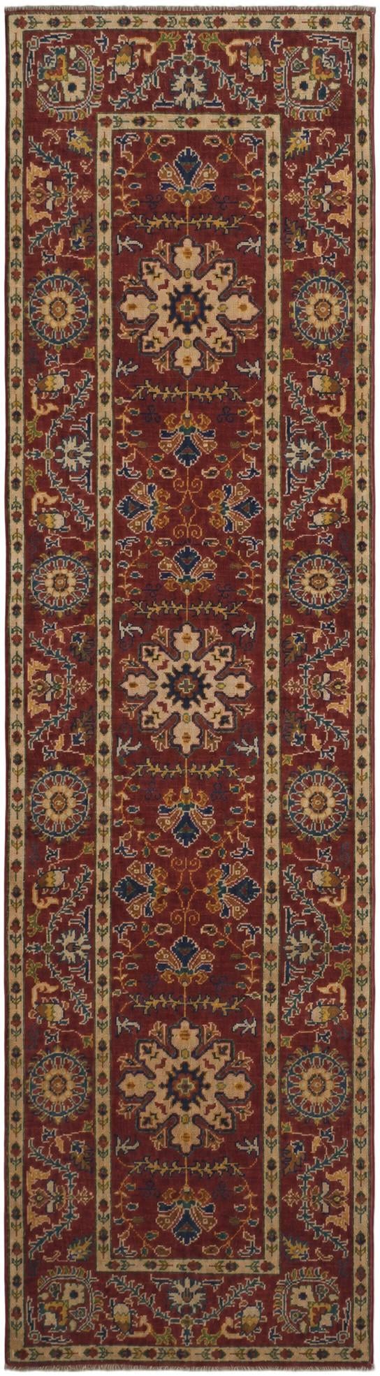 2' 8 x 9' 9 Hand Knotted Kazak Runner Rug