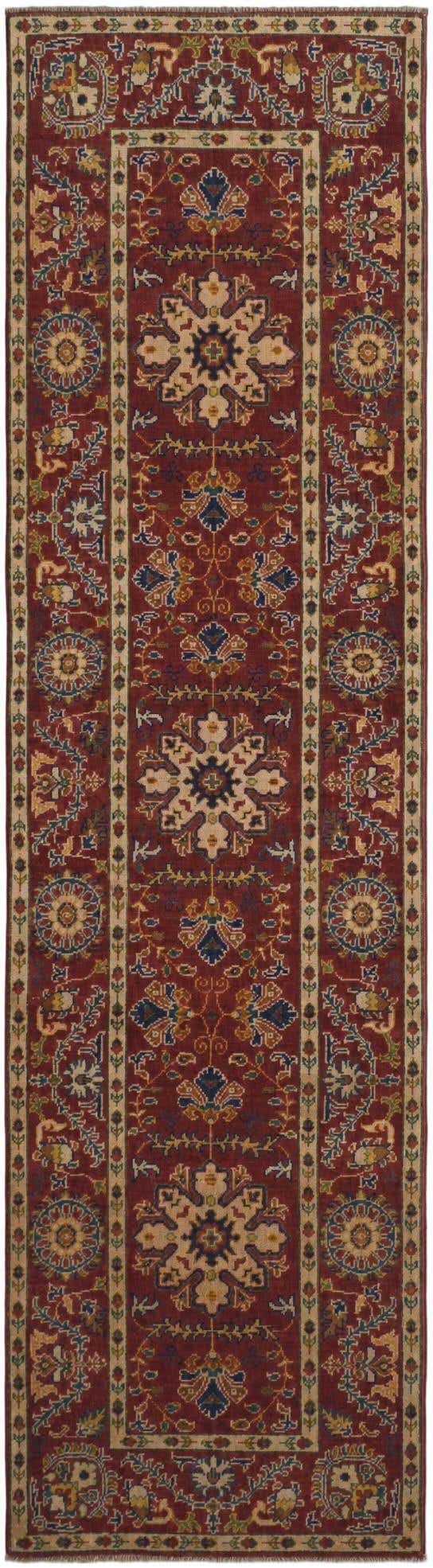 2' 8 x 9' 9 Hand Knotted Kazak Runner Rug