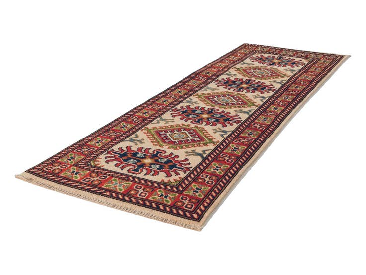 Detail image of 1' 11 x 5' 9 Hand Knotted Kazak Runner Rug