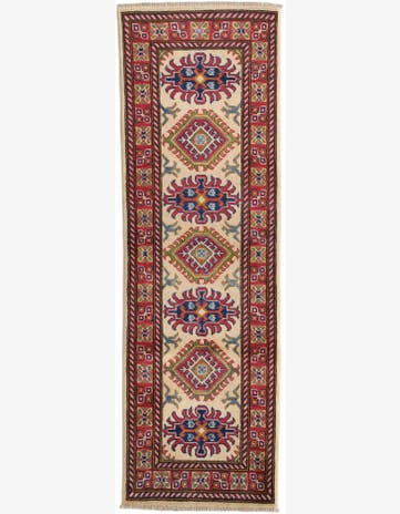 1' 11 x 5' 9 Hand Knotted Kazak Runner Rug