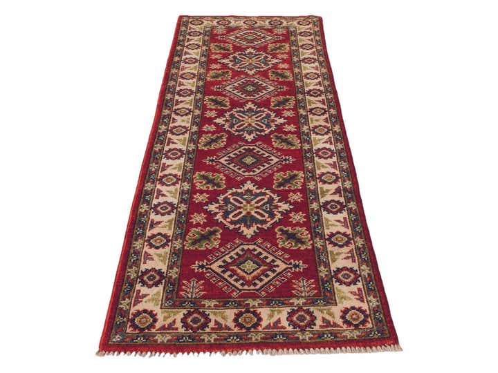 2' x 6' Hand Knotted Kazak Runner Rug