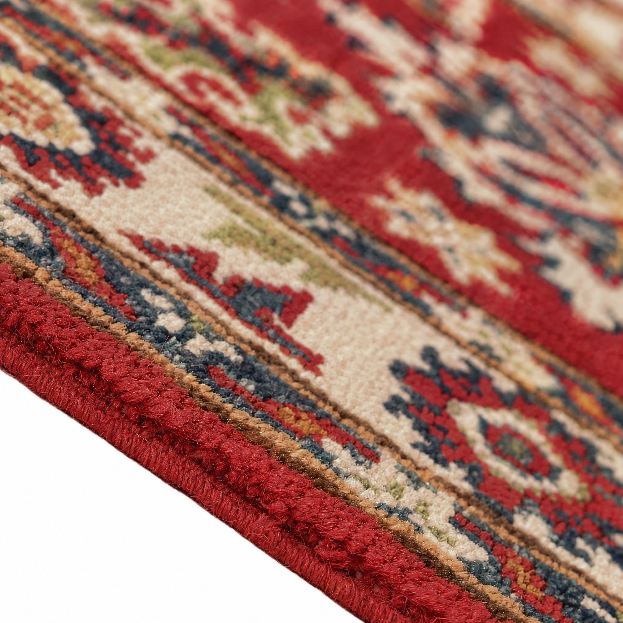 60cm x 185cm anudado a mano Kazak Alfombra Pasillera
