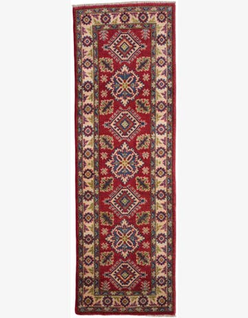 2' x 6' Hand Knotted Kazak Runner Rug