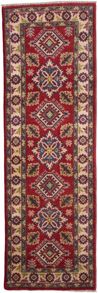 2' x 6' Hand Knotted Kazak Runner Rug