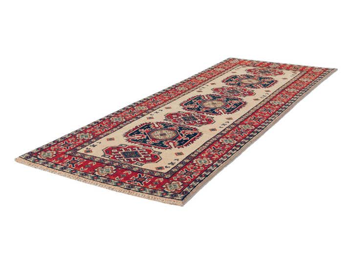 2' 2 x 5' 6 Hand Knotted Kazak Runner Rug