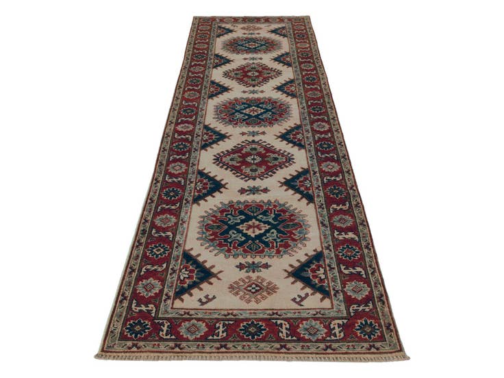 Detail image of 2' 9 x 9' 9 Hand Knotted Kazak Runner Rug