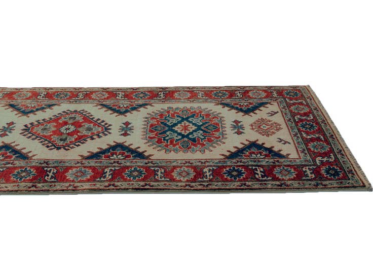 Detail image of 2' 9 x 9' 9 Hand Knotted Kazak Runner Rug