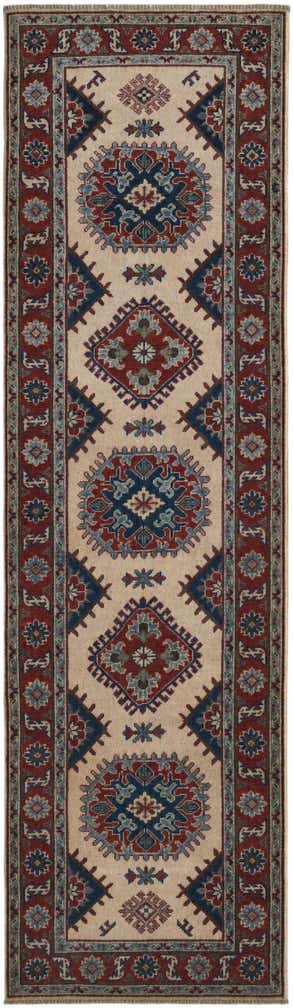 2' 9 x 9' 9 Hand Knotted Kazak Runner Rug
