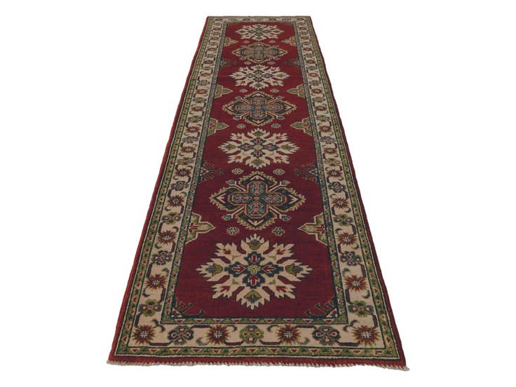 Detail image of 2' 7 x 10' 8 Hand Knotted Kazak Runner Rug