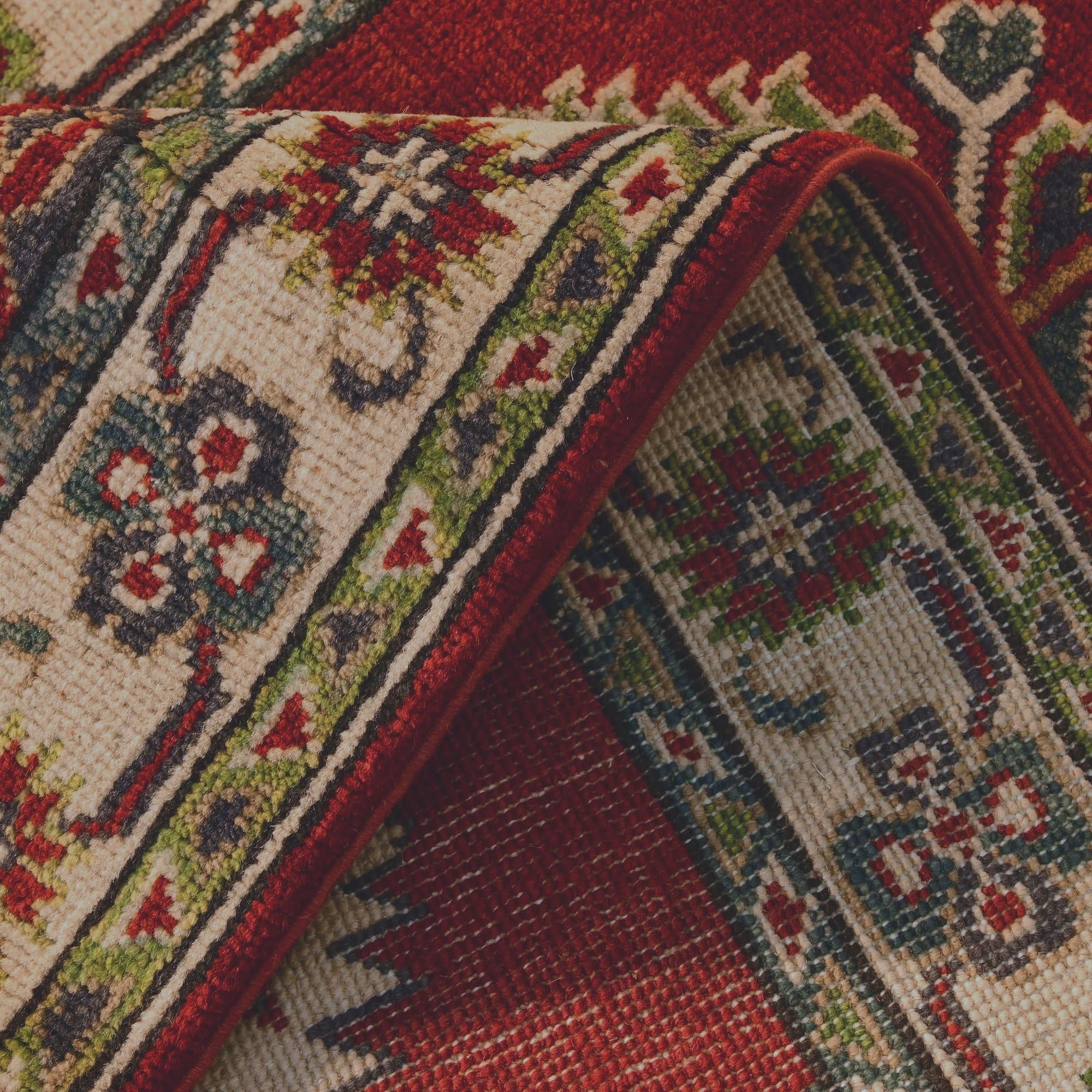 2' 7 x 10' 8 Hand Knotted Kazak Runner Rug