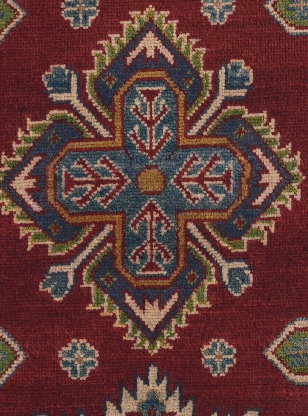 2' 7 x 10' 8 Hand Knotted Kazak Runner Rug