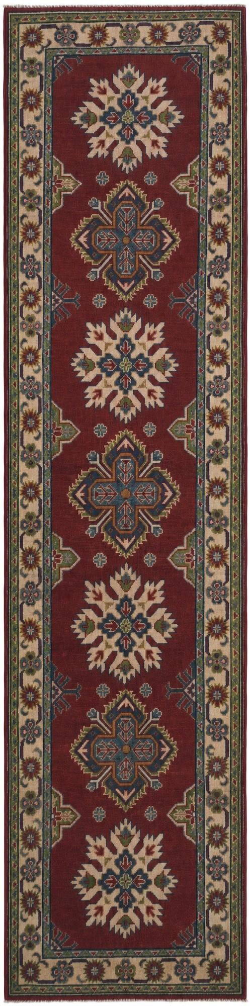 2' 7 x 10' 8 Hand Knotted Kazak Runner Rug