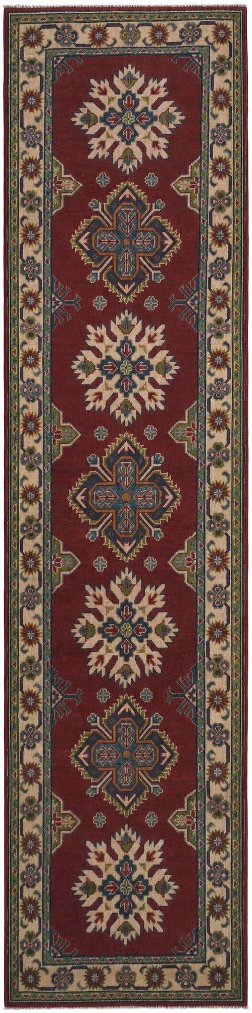 2' 7 x 10' 8 Hand Knotted Kazak Runner Rug