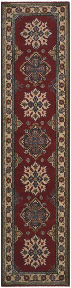 2' 7 x 10' 8 Hand Knotted Kazak Runner Rug