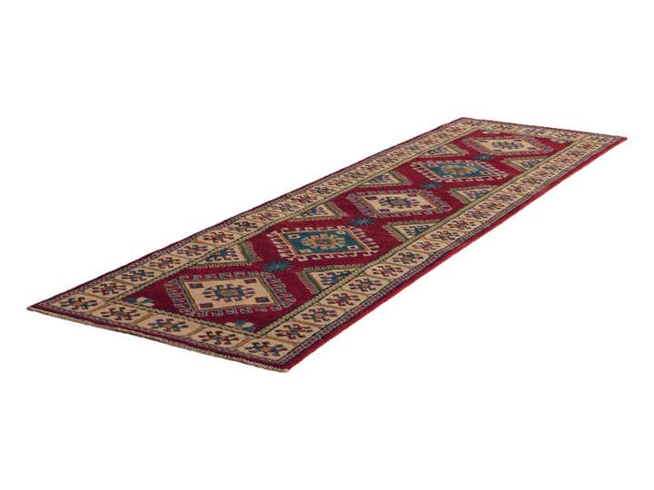 85cm x 300cm Handgeknüpft Kazak Läufer Teppich