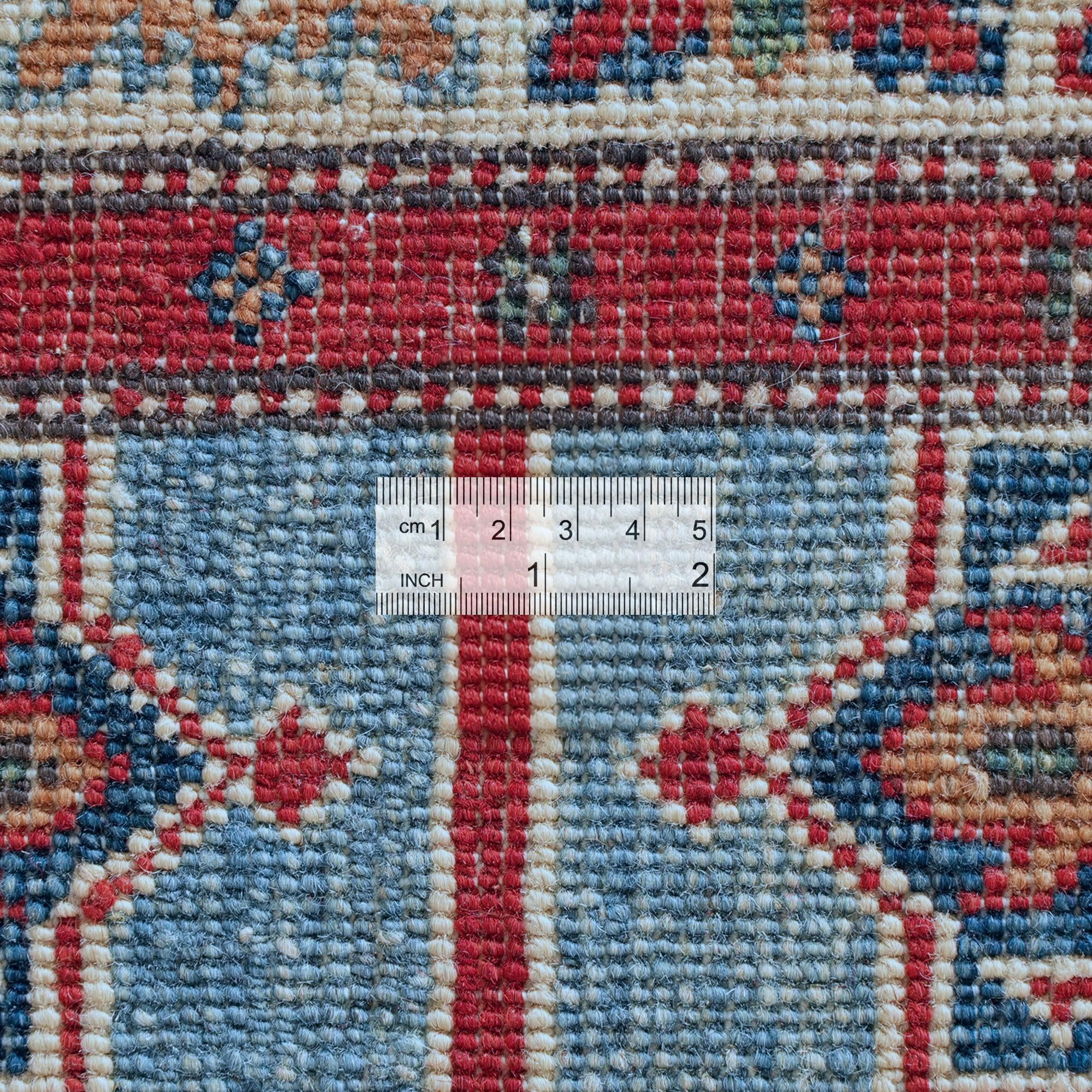 80cm x 300cm Hand Knotted Kazak Runner Rug