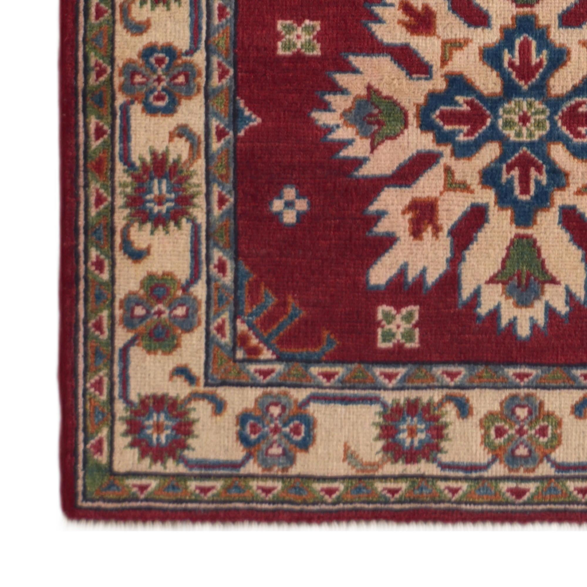 Detail image 7 of 10: 2' 9 x 9' 6 Hand Knotted Kazak Runner Rug