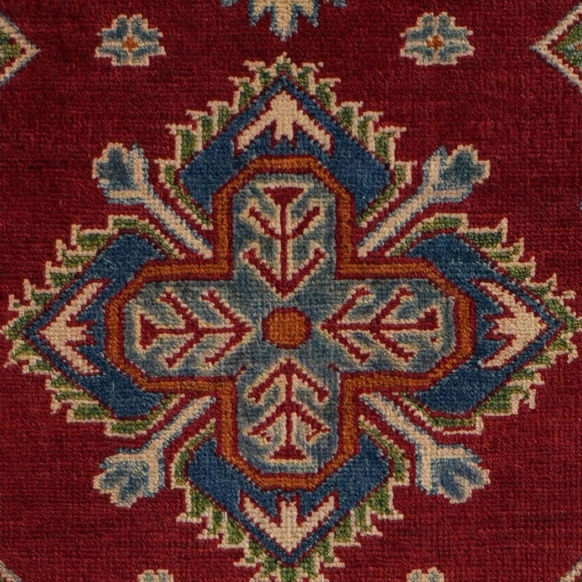 Detail image 10 of 10: 2' 9 x 9' 6 Hand Knotted Kazak Runner Rug