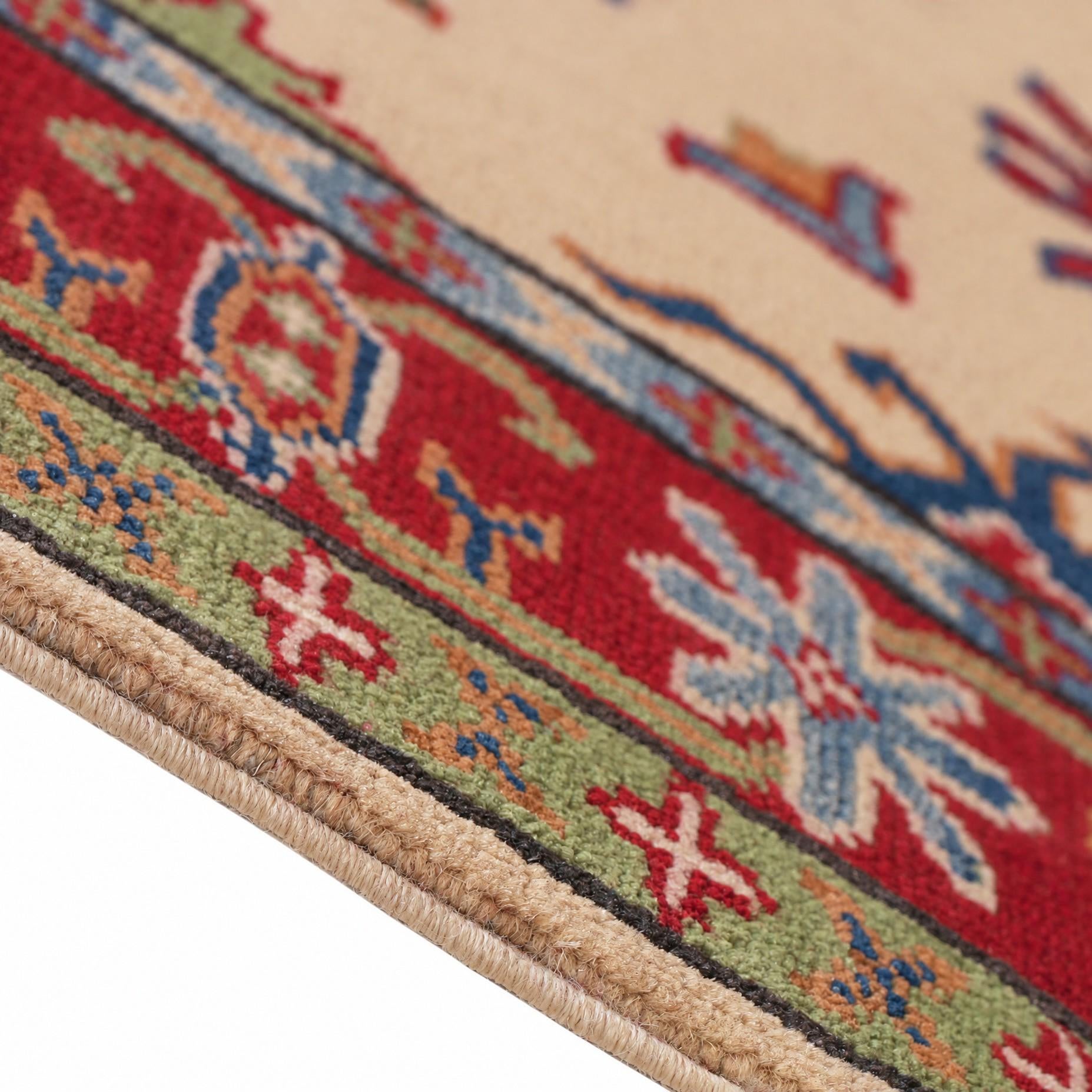 85cm x 265cm Handgeknüpft Kazak Läufer Teppich