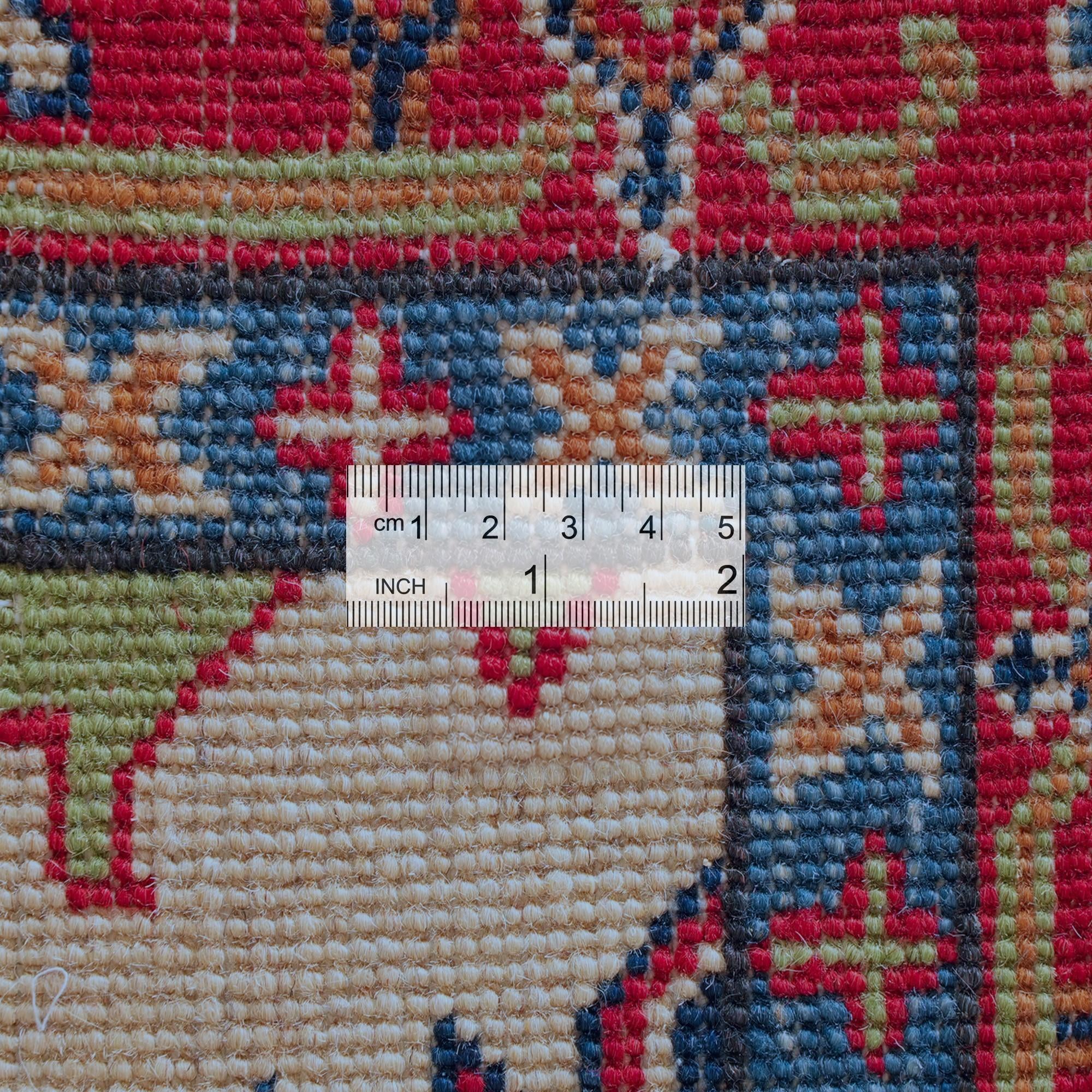 Detail image 9 of 10: 2' 10 x 8' 9 Hand Knotted Kazak Runner Rug